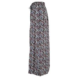 Ulla Johnson-Ulla Johnson Printed Palazzo Pants in Multicolor Silk-Multiple colors