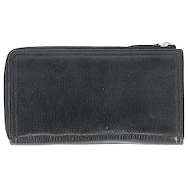 Givenchy-Givenchy Pandora Zip Wallet in Black Leather-Black