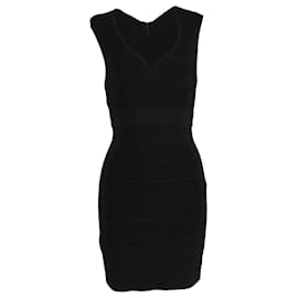 Herve Leger-Mini abito Herve Leger Bandage in poliestere nero-Nero