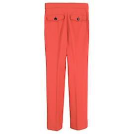 Chloé-Pantalon droit Chloé en laine orange-Orange