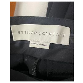 Stella Mc Cartney Stella McCartney Pantalones Dana de seda negra Negro