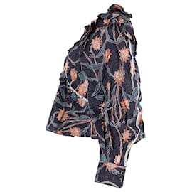 Isabel Marant-Isabel Marant Rundhalsbluse aus Baumwolle mit Blumenmuster-Andere,Python drucken