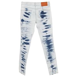 Stella Mc Cartney-Jeans Stella McCartney a vita media in cotone azzurro-Blu,Blu chiaro