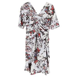 Wickelkleid von Isabel Marant aus mehrfarbiger Seide Mehrfarben Andere