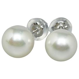 & Other Stories-Other 14K Pearl Stud Earrings Metal Earrings in Excellent condition-Other