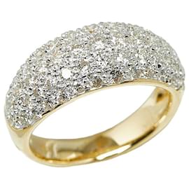 & Other Stories-autre 18Bague K Wide Diamond Ring Bague en métal en excellent état-Autre