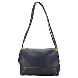 Loewe-Loewe Vintage Leather Anagram Shoulder Bag  Leather Shoulder Bag in Good condition-Other