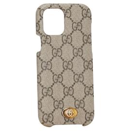Gucci-Gucci GG Ophidia Iphone 12 Case Canvas Other 668406.0 in excellent condition-Other