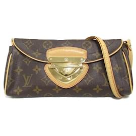 Louis Vuitton-Louis Vuitton Pochette Beverly Canvas Shoulder Bag M40122 in Very Good Condition-Other