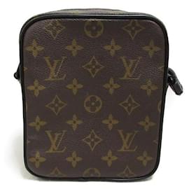 Louis Vuitton-Louis Vuitton Christopher Bolsa de lona com carteira vestível M69404 em boa condição-Outro