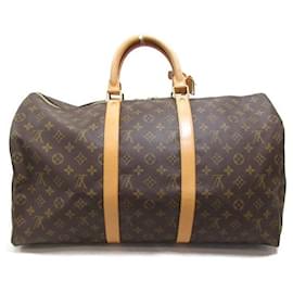 Louis Vuitton-Louis Vuitton Keepall 50 Bolsa de viagem em lona M41426 em boa condição-Outro