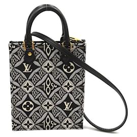 Louis Vuitton-Louis Vuitton Petit Sac Plat Canvas Handbag M80484 in excellent condition-Other