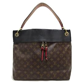 Louis Vuitton-Louis Vuitton Tuileries Hobo Canvas Shoulder Bag M43154 in good condition-Other