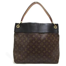 Louis Vuitton-Louis Vuitton Tuileries Hobo Canvas Shoulder Bag M43154 in good condition-Other