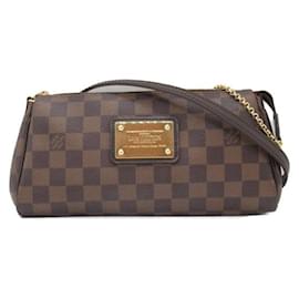Louis Vuitton-Louis Vuitton Eva Canvas Shoulder Bag N55213 in Great Condition-Other