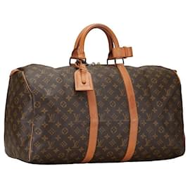 Louis Vuitton-Louis Vuitton Keepall 45 Bolsa de viagem em lona M41428 em boa condição-Outro