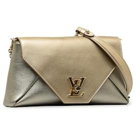 Louis Vuitton-Louis Vuitton Bolsa de ombro de couro Love Note M53069 Em uma boa condição-Outro