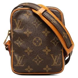 Louis Vuitton-Louis Vuitton Mini Danube Canvas Shoulder Bag M45268 in good condition-Other