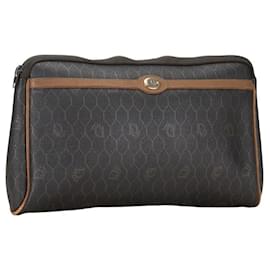Dior-Dior Honeycomb Clutch Bag Canvas Clutch Bag in gutem Zustand-Andere