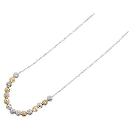 & Other Stories-LuxUness 18K Ball Chain Necklace Metal Necklace in Excellent condition-Silvery