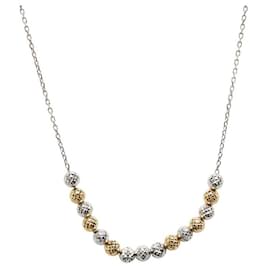 & Other Stories-LuxUness 18K Ball Chain Necklace Metal Necklace in Excellent condition-Silvery