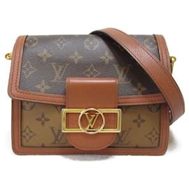 Louis Vuitton-Louis Vuitton Dauphine Mini Canvas Crossbody Bag M44580 in good condition-Other