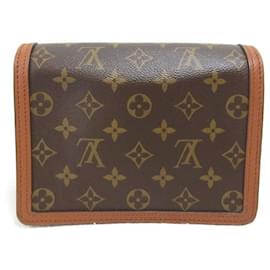 Louis Vuitton-Louis Vuitton Dauphine Mini Canvas Crossbody Bag M44580 in good condition-Other