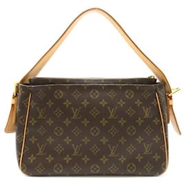 Louis Vuitton-Louis Vuitton Vivacite GM Bolsa de Ombro em Lona M51163 em boa condição-Outro