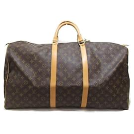 Louis Vuitton-Louis Vuitton Keepall 60 Bolsa de viagem em lona M41422 em boa condição-Outro