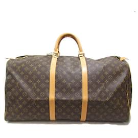 Louis Vuitton-Louis Vuitton Keepall 60 Bolsa de viagem em lona M41422 em boa condição-Outro