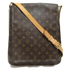 Louis Vuitton-Bolsa Louis Vuitton Musette Salsa Canvas Crossbody M51256 em boa condição-Outro