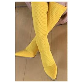 Fendi-Boots-Yellow