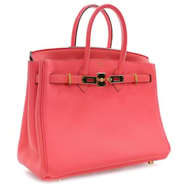 Hermès-Hermès Pink Togo Birkin Retourne 25-Pink