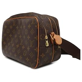 Louis Vuitton-Louis Vuitton Brown Monogram Reporter PM-Marrom