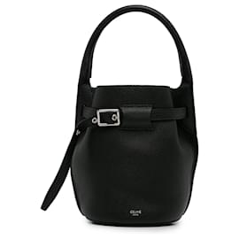 Céline-Celine Black Nano Big Bucket Bag-Black