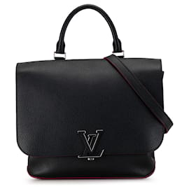 Louis Vuitton-Louis Vuitton Black Taurillon Volta-Black