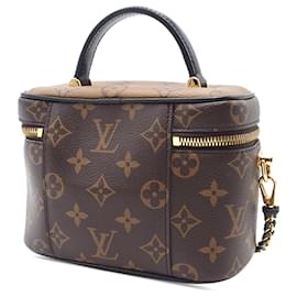 Louis Vuitton-Louis Vuitton Brown Monograma Reverse Vanity PM-Marrom