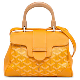 Goyard-Goyard Amarelo Mini Goyardine Saigon Sopa-Amarelo