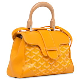 Goyard-Goyard Amarelo Mini Goyardine Saigon Sopa-Amarelo