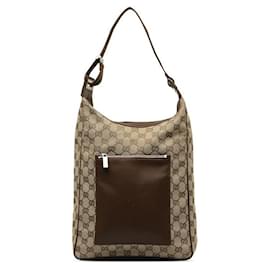 Gucci-Gucci GG Canvas Shoulder Bag Canvas Shoulder Bag 019 0538 in good condition-Other