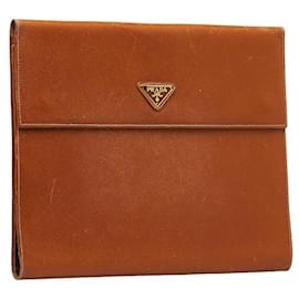 Prada-Prada Saffiano Leather Notebook Cover Leather Notebook Cover in Fair condition-Other