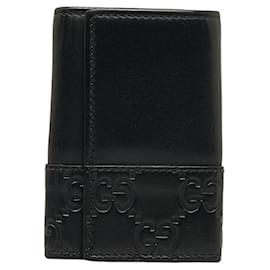 Gucci-Gucci Guccissima Leather Key Case Leather Key Holder 256433 in good condition-Other