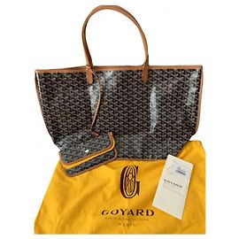 Borsa Goyard Anjou GM Pelle Reversibile Nero Marrone Nero Marrone chiaro