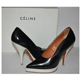 Céline-escote-Negro,Blanco