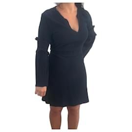 Claudie Pierlot-Vestido Claudie Pierlot-Azul