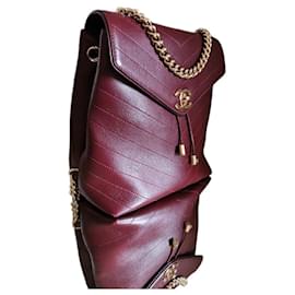 Chanel-Rucksack Chanel Chevron-Bordeaux