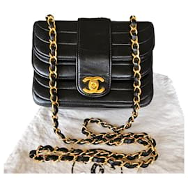 Chanel-Chanel timeless mini edición limitada-Negro,Dorado