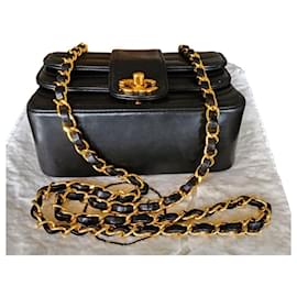 Chanel-Chanel timeless mini limited edition-Black,Golden