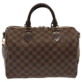 Louis Vuitton-LOUIS VUITTON Damier Ebene Speedy Bandouliere 30 Hand Bag N41367 LV Auth 72377-Other