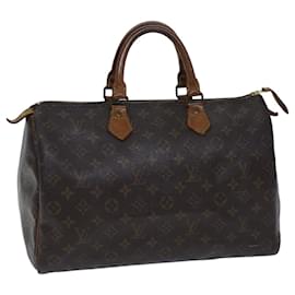 Louis Vuitton-Louis Vuitton Monogram Speedy 30 Hand Bag M41526 LV Auth 72973-Monogram